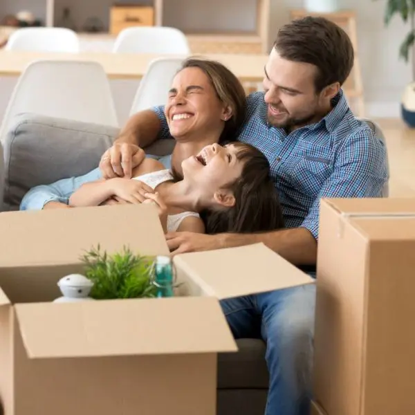 famille qui déménage
